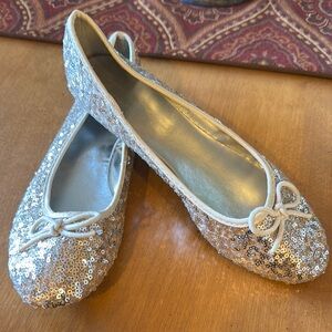 Sequin Ballet Flats